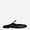 Nappa leather mules