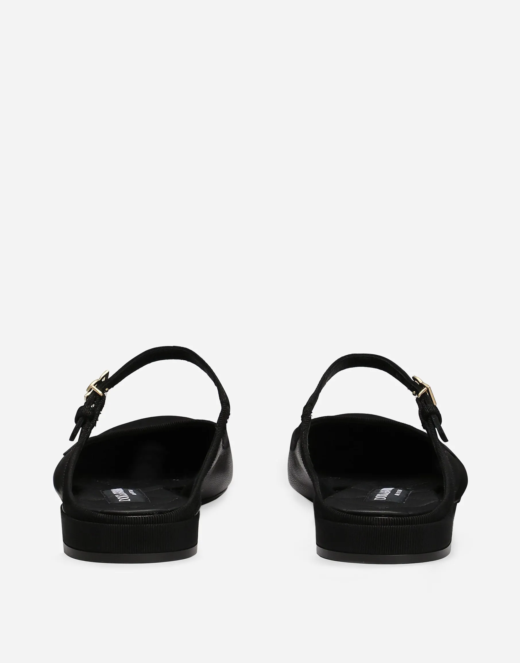 Nappa leather mules