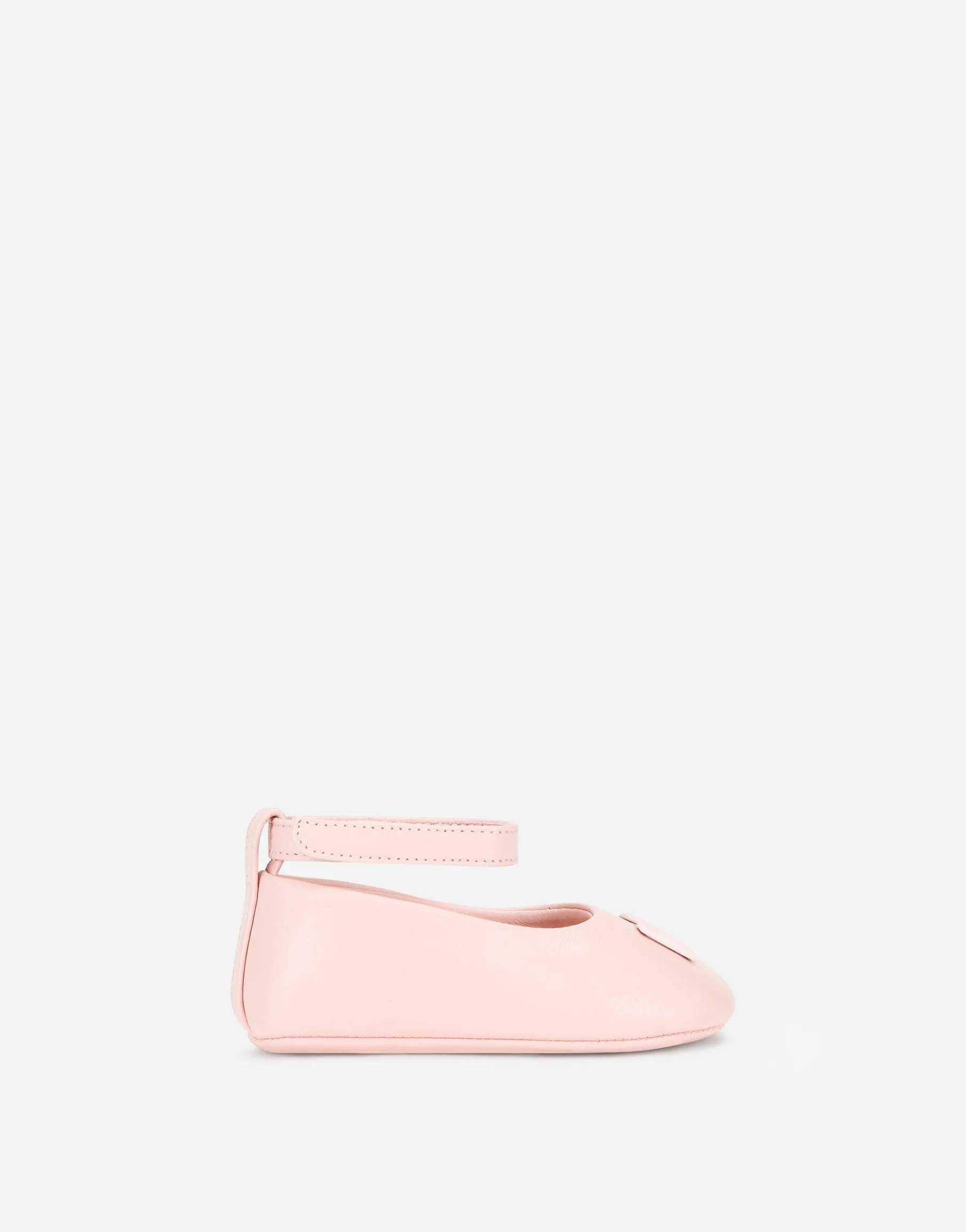 Nappa leather newborn ballet flats