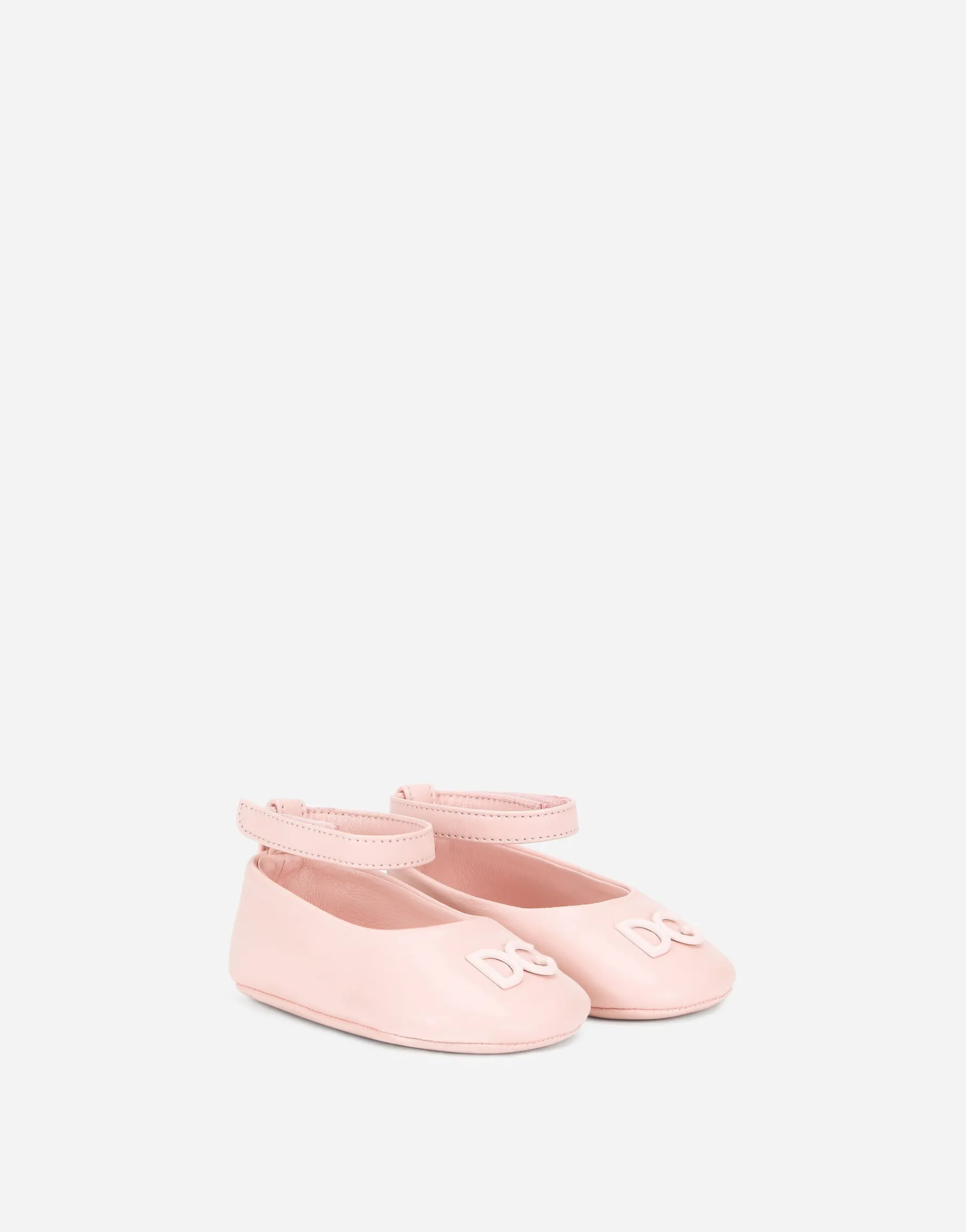Nappa leather newborn ballet flats
