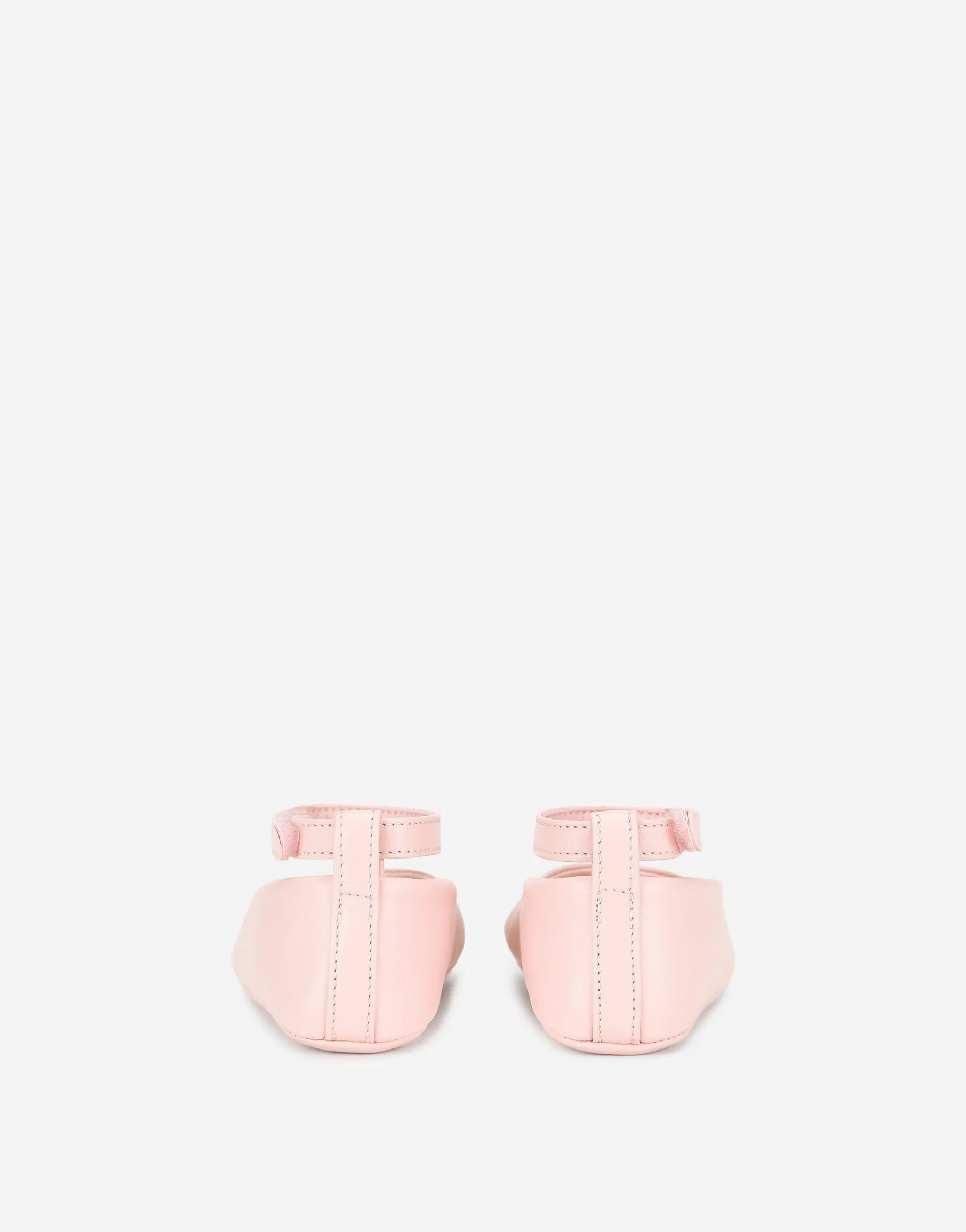 Nappa leather newborn ballet flats