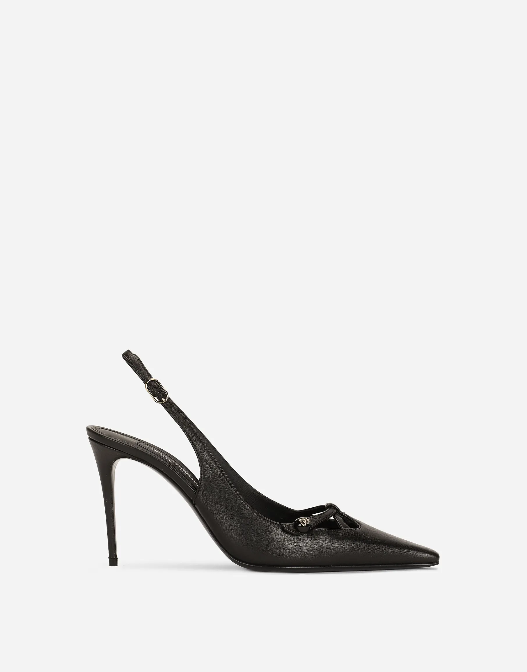 Nappa leather slingbacks