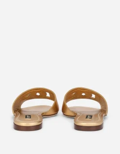 Nappa mordore slides with DG logo