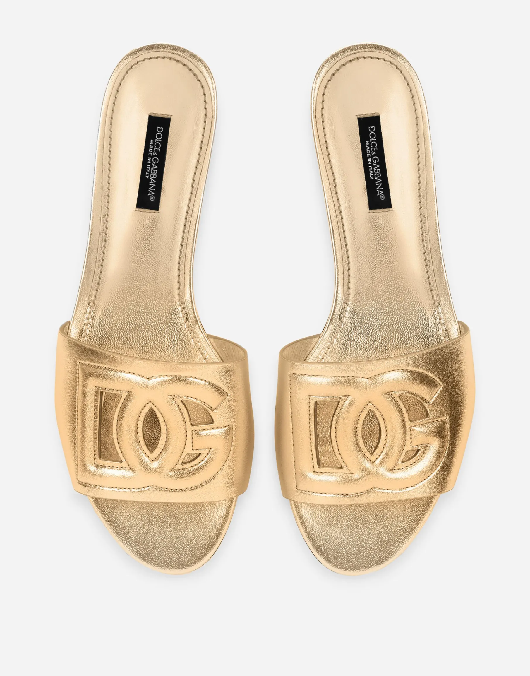 Nappa mordore slides with DG logo