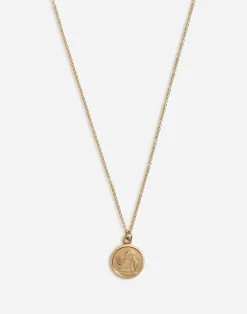 Necklace with angel medallion