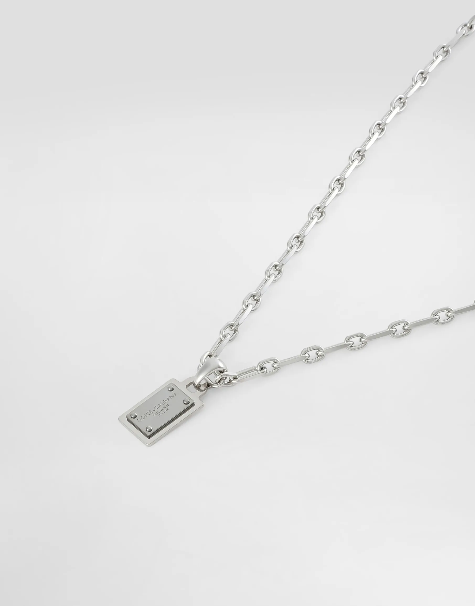 Necklace with Dolce&Gabbana logo tag
