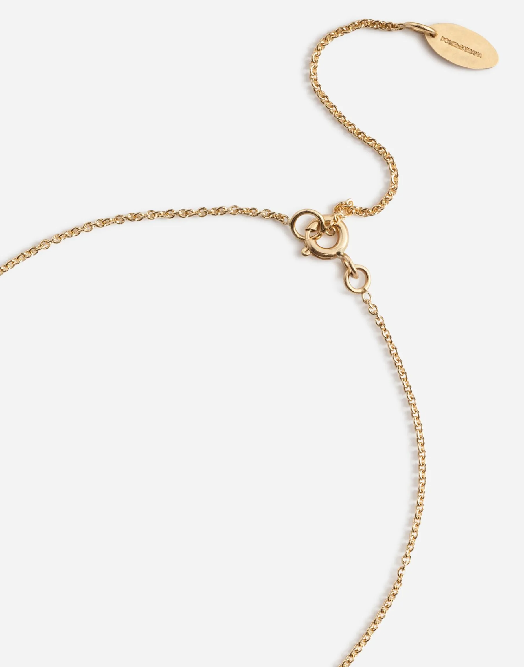 Necklace with good luck charm