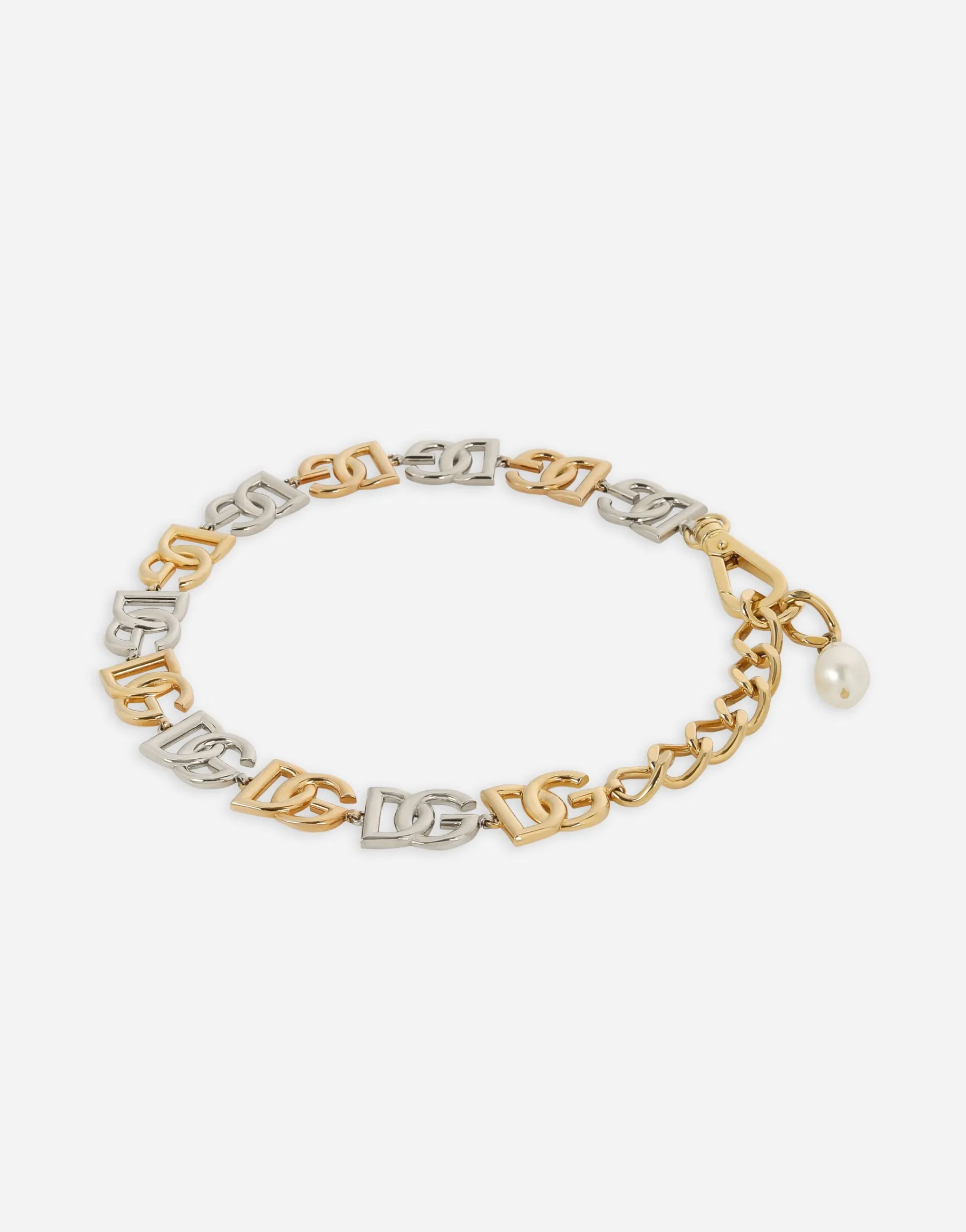 Necklace with multiple DG logos