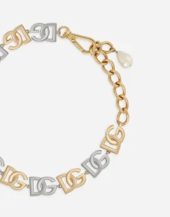 Necklace with multiple DG logos