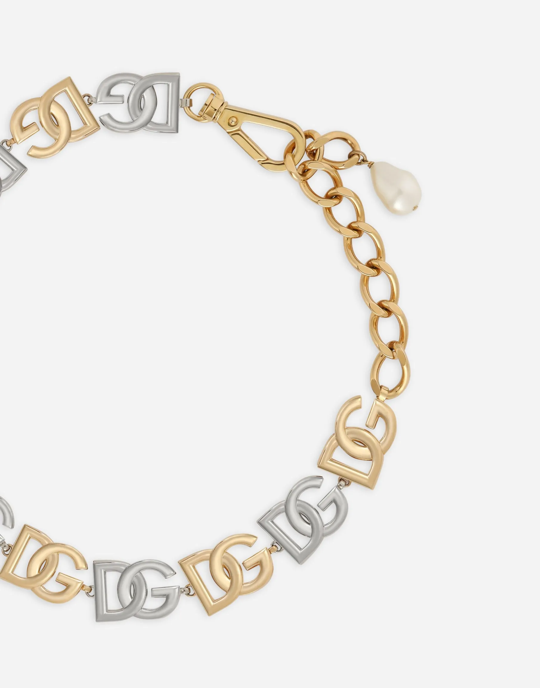 Necklace with multiple DG logos