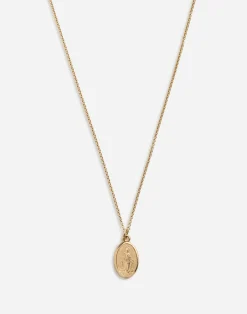 Necklace with Virgin Mary medallion