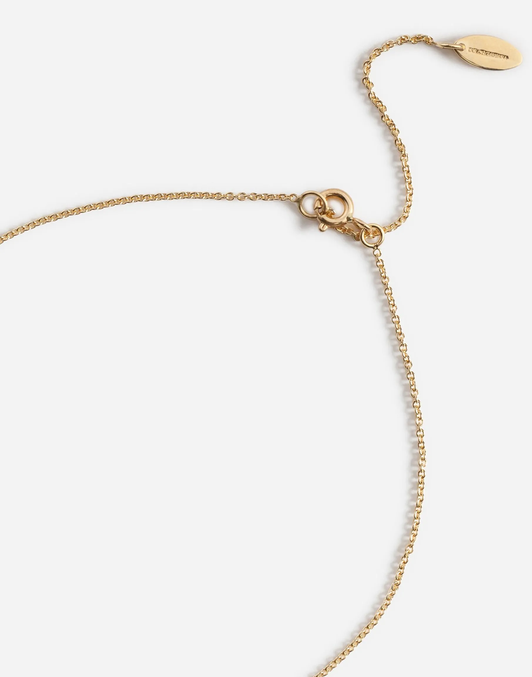 Necklace with Virgin Mary medallion
