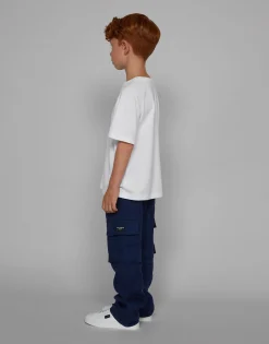 Non-stretch linen cargo pants