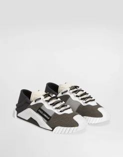 NS1 slip on sneakers in mixed materials