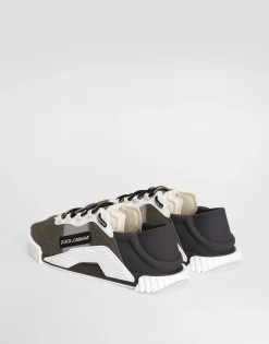 NS1 slip on sneakers in mixed materials
