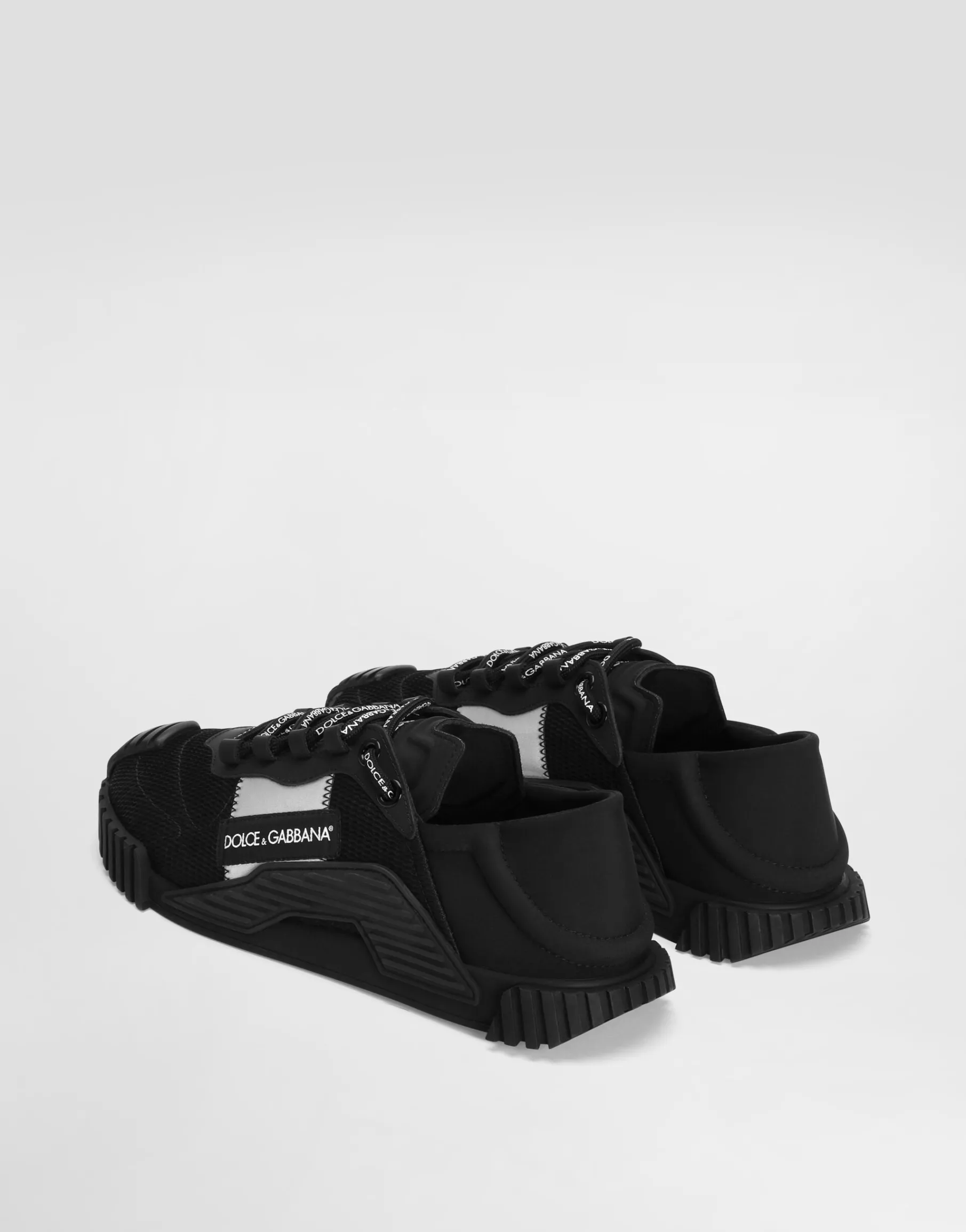 NS1 slip on sneakers in mixed materials