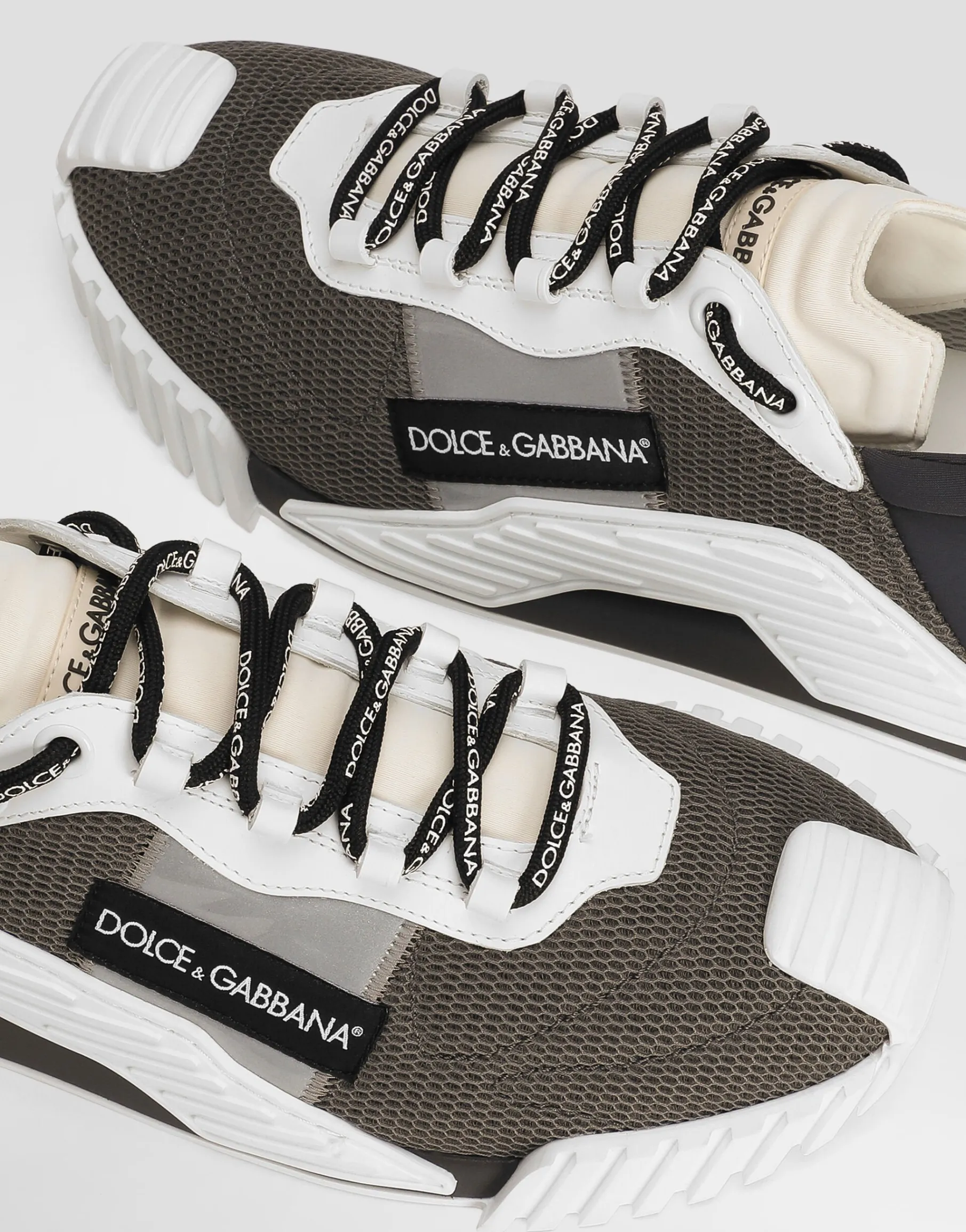 NS1 slip on sneakers in mixed materials