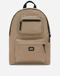 Nylon backpack with Dolce&Gabbana logo