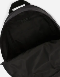 Nylon backpack with Dolce&Gabbana Milano print