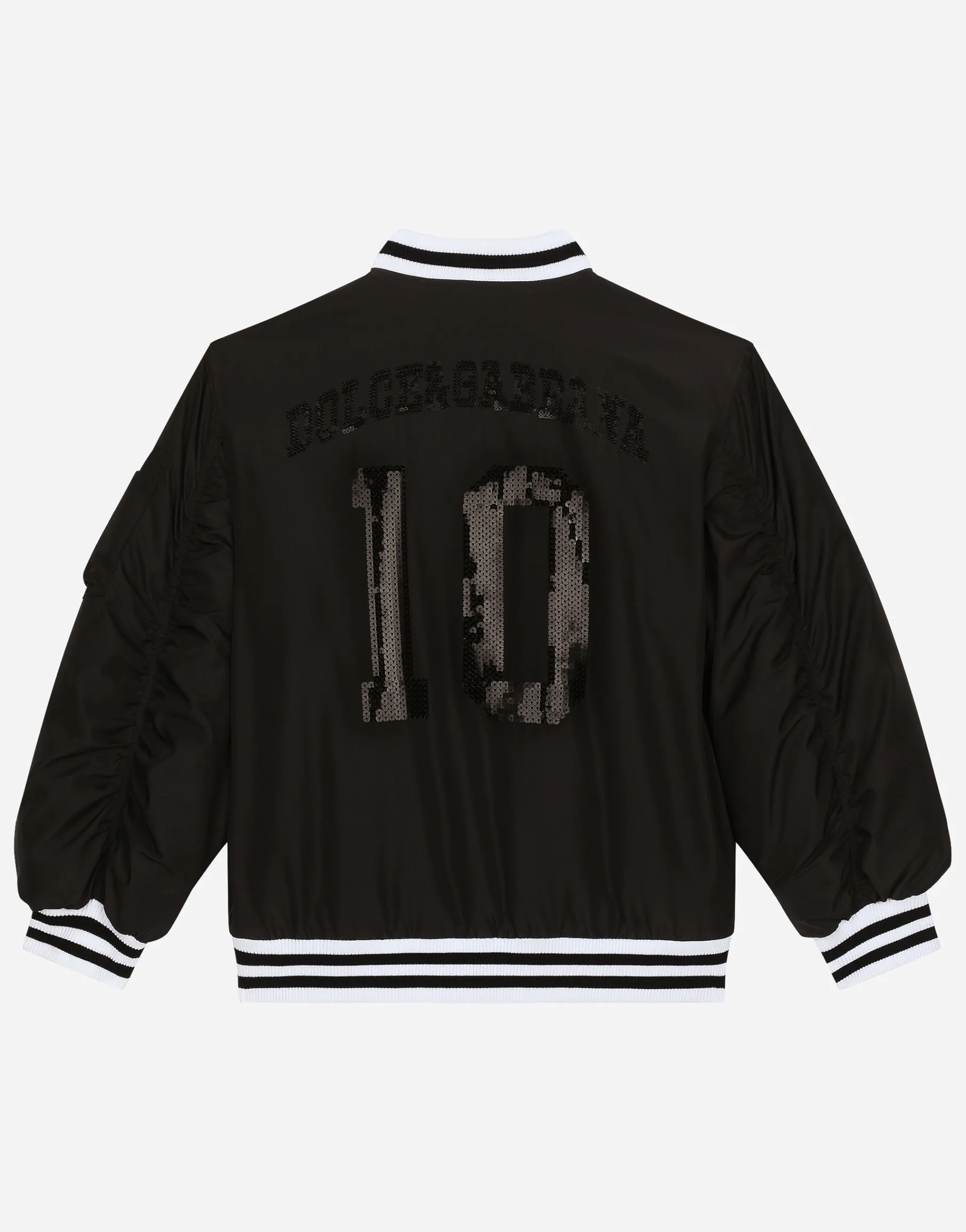 Nylon bomber jacket with DG logo