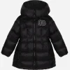 Nylon down jacket with DG logo