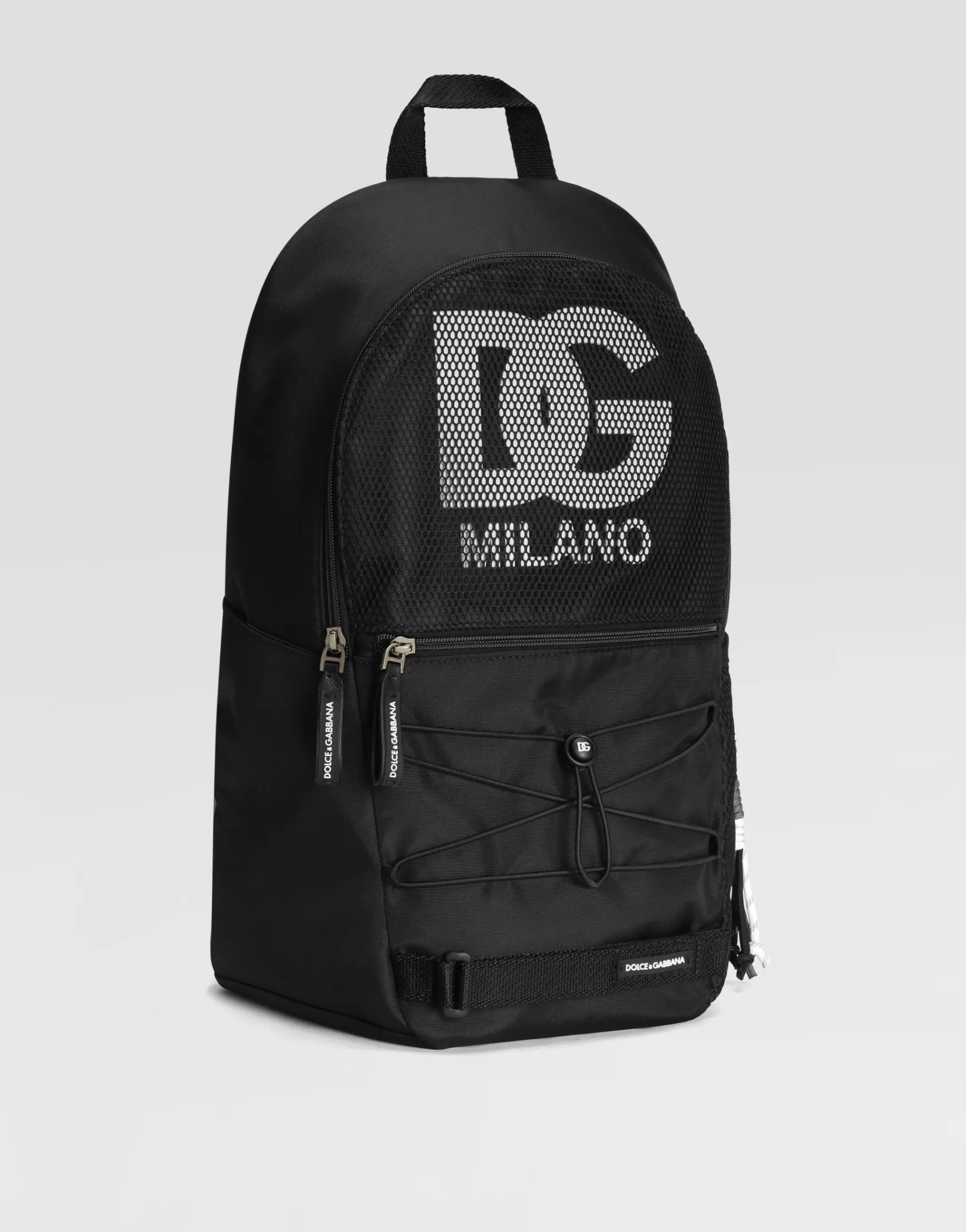 Nylon mesh backpack with DG logo