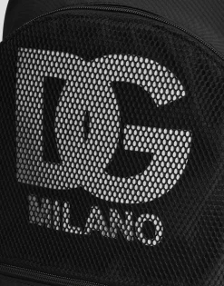 Nylon mesh backpack with DG logo