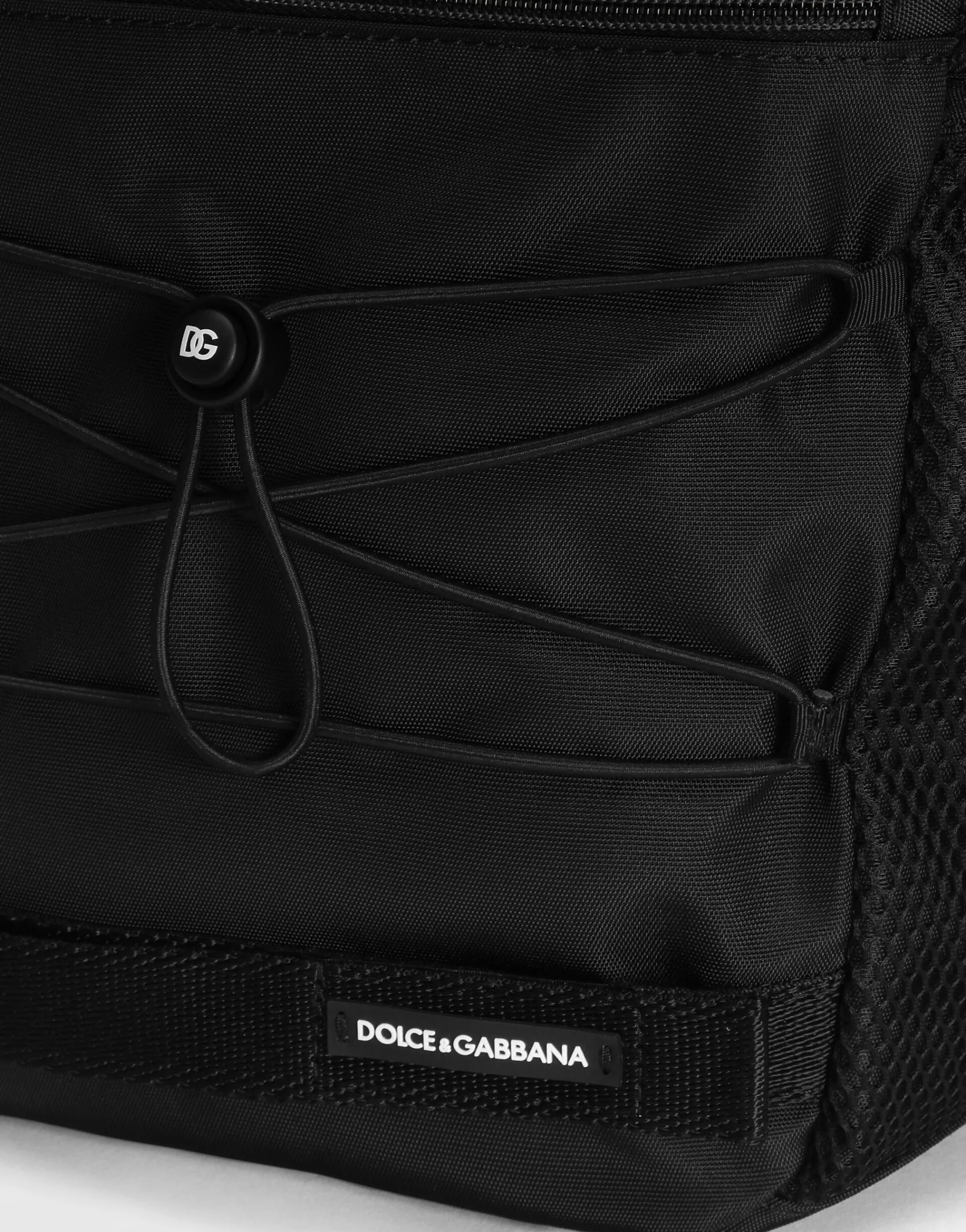 Nylon mesh backpack with DG logo