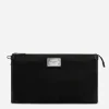 Nylon pouch with logo
