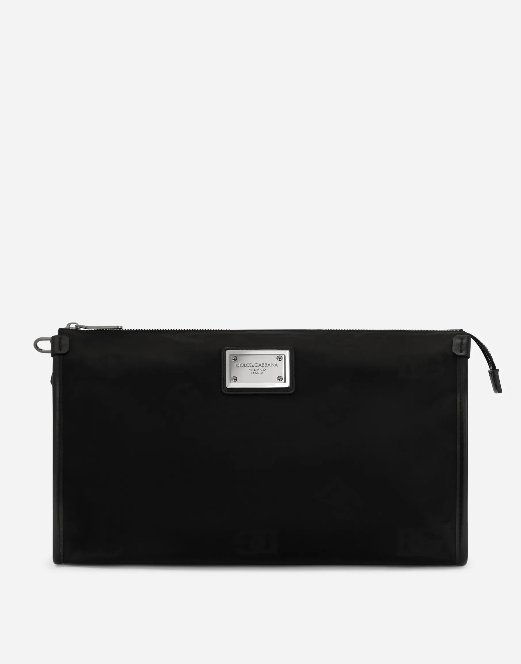 Nylon pouch with logo