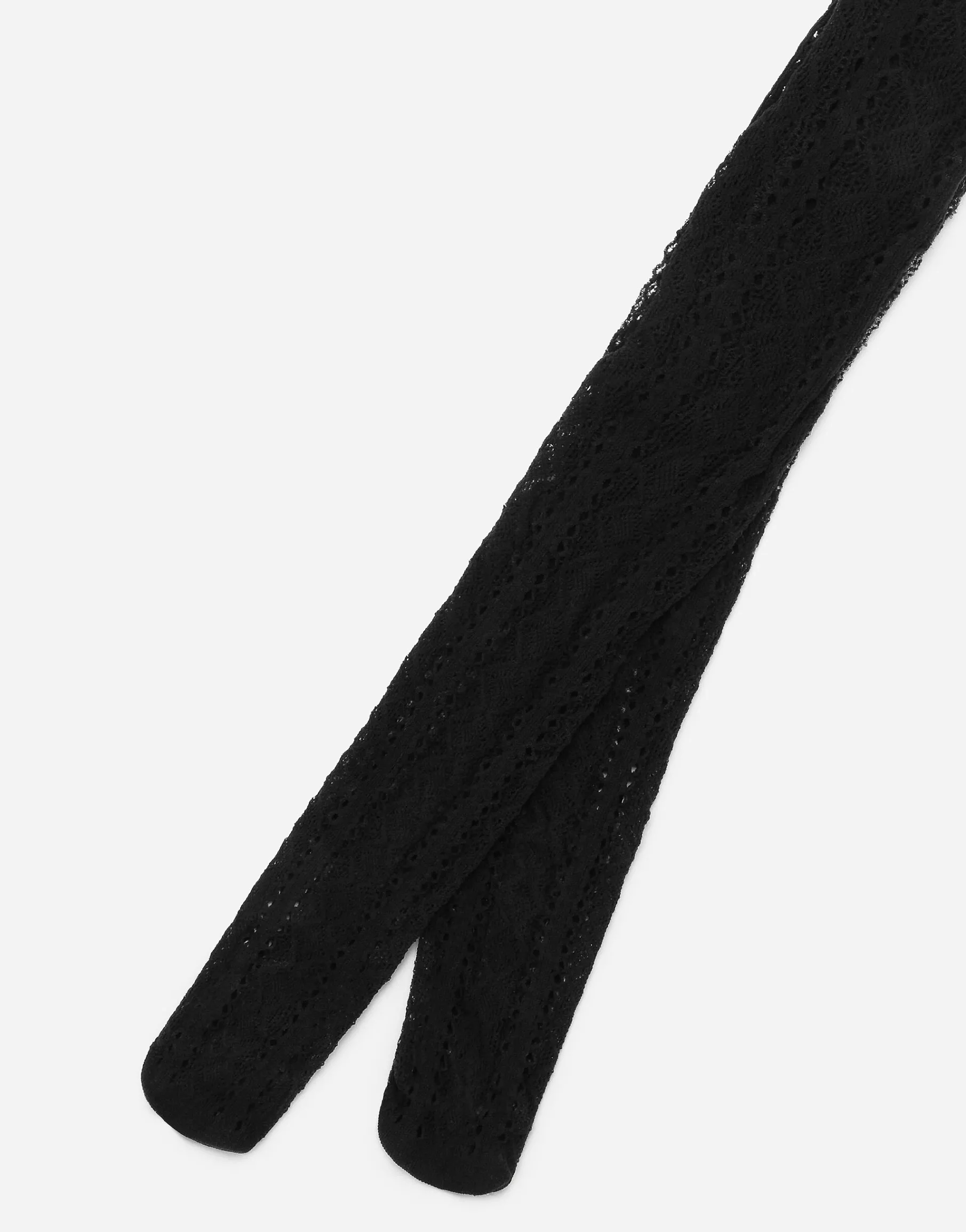 Openwork cotton tights