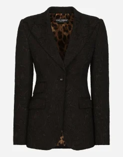 Ornamental jacquard Turlington blazer