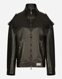 Oversize bullskin jacket
