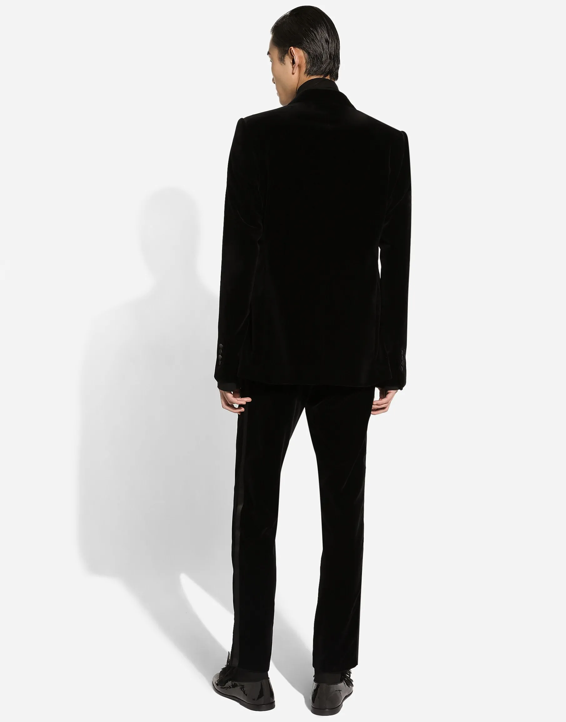 Oversize silk shirt with pussy-bow