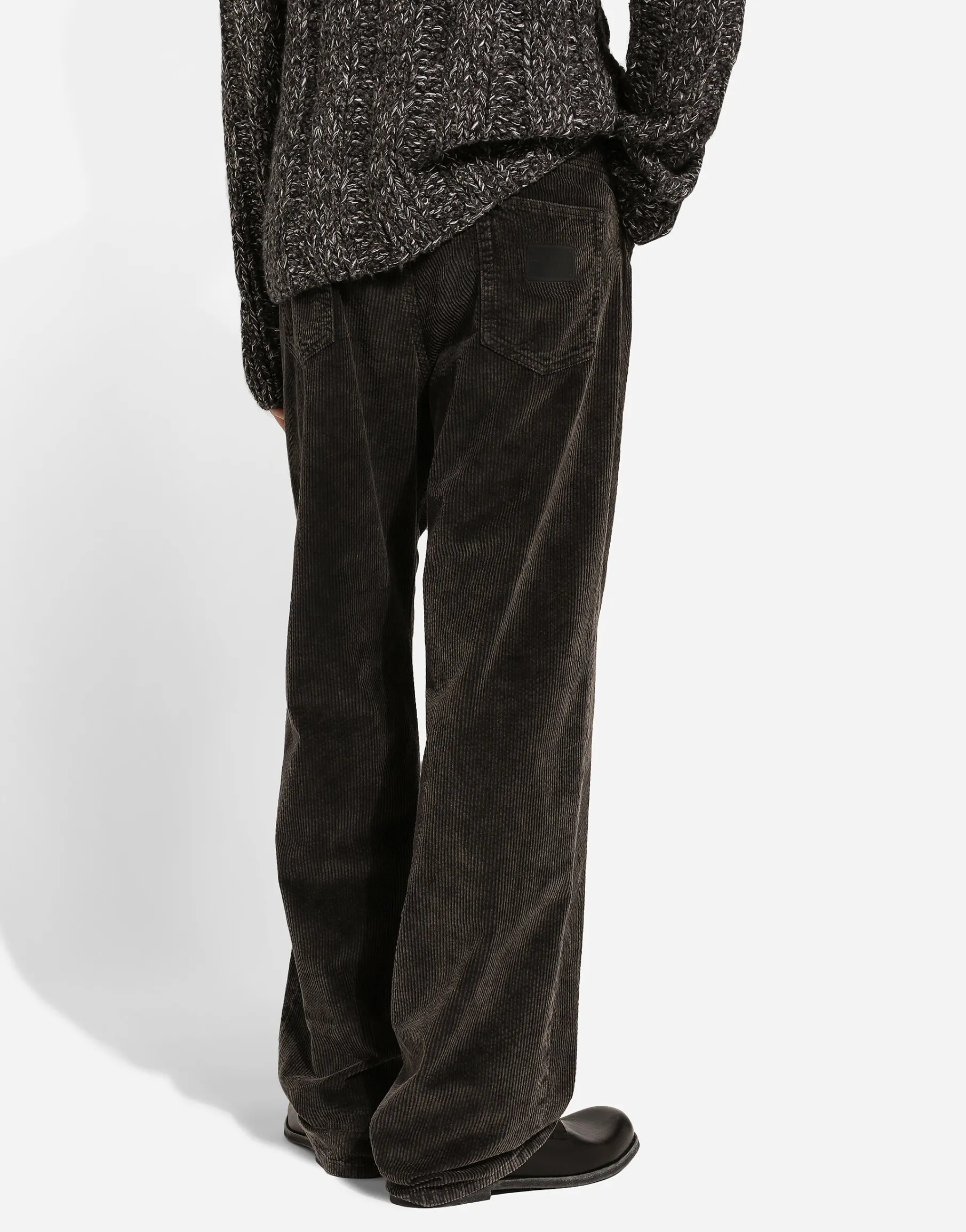 Oversize velvet pants