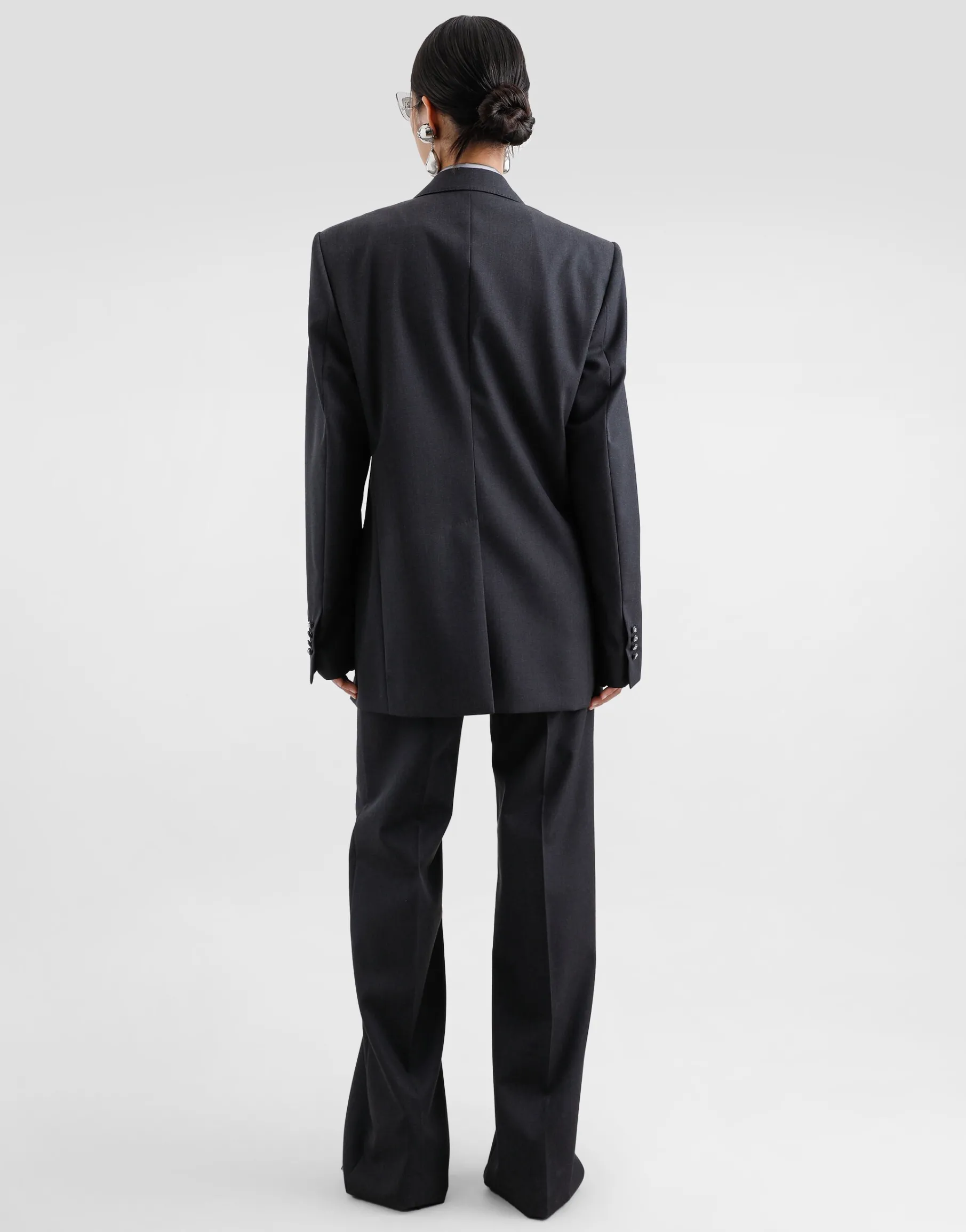 Oversize woolen jacket