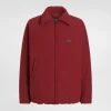 Padded technical fabric jacket with tag