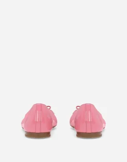 Patent leather ballet flats