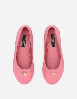 Patent leather ballet flats