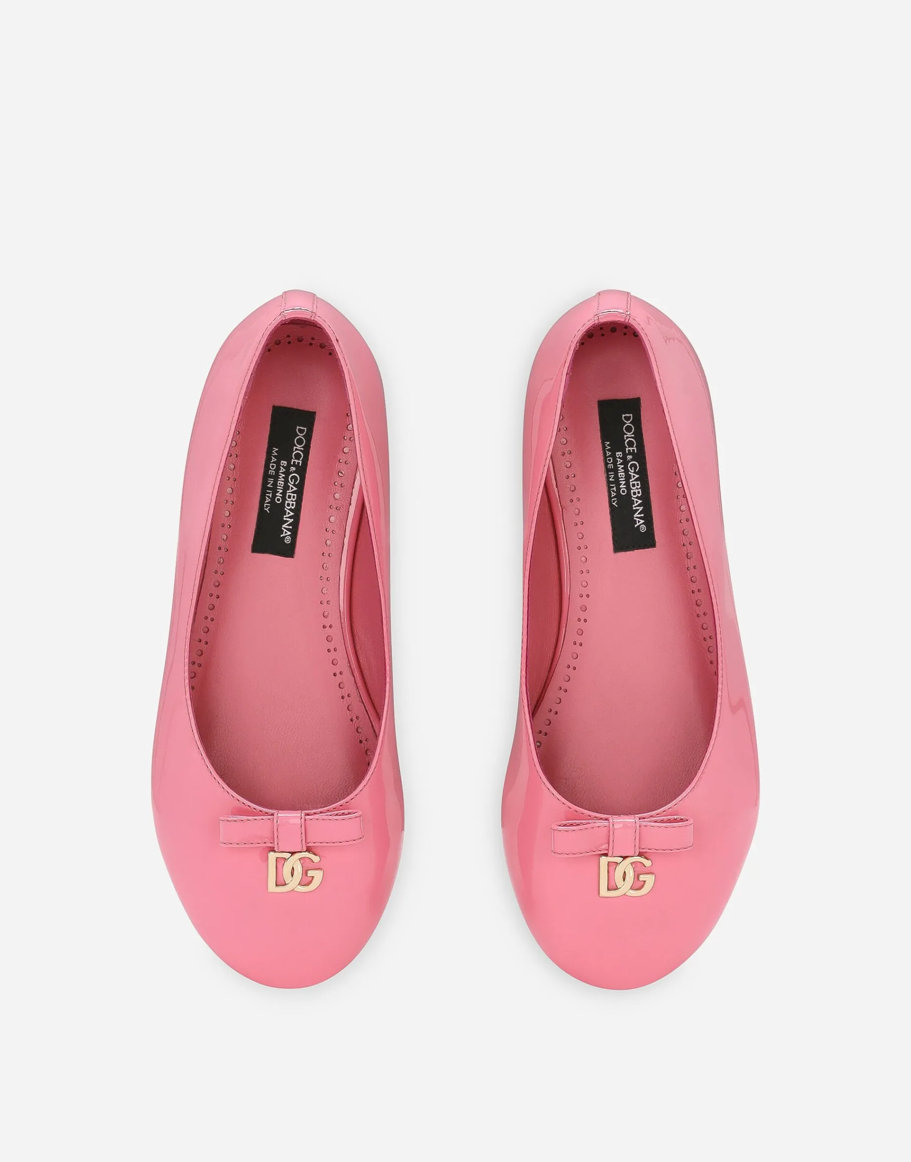Patent leather ballet flats