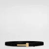Patent leather belt