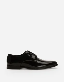 Patent leather Derby shoes