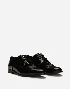 Patent leather Derby shoes