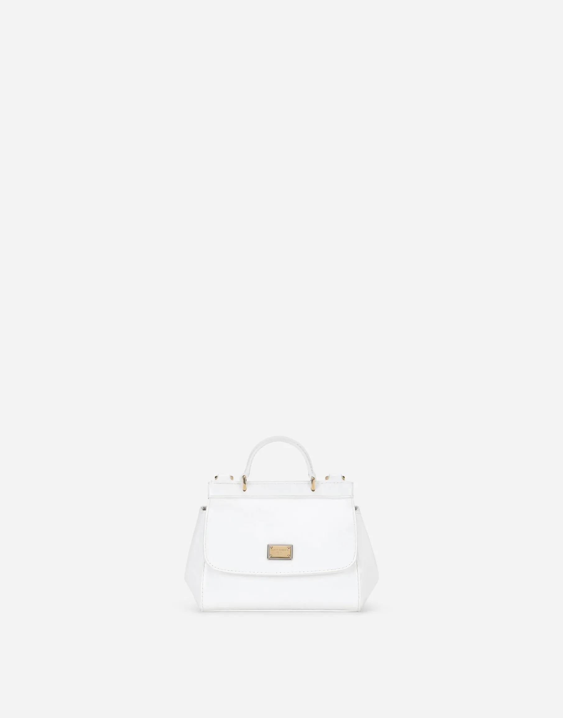 Patent leather mini Sicily bag