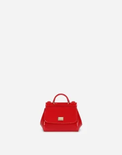 Patent leather mini Sicily bag