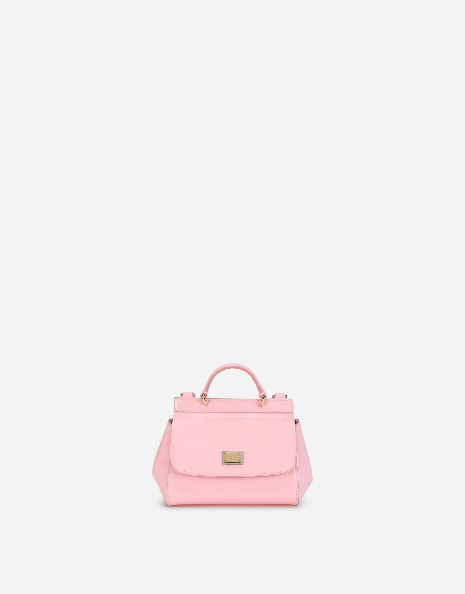 Patent leather mini Sicily bag