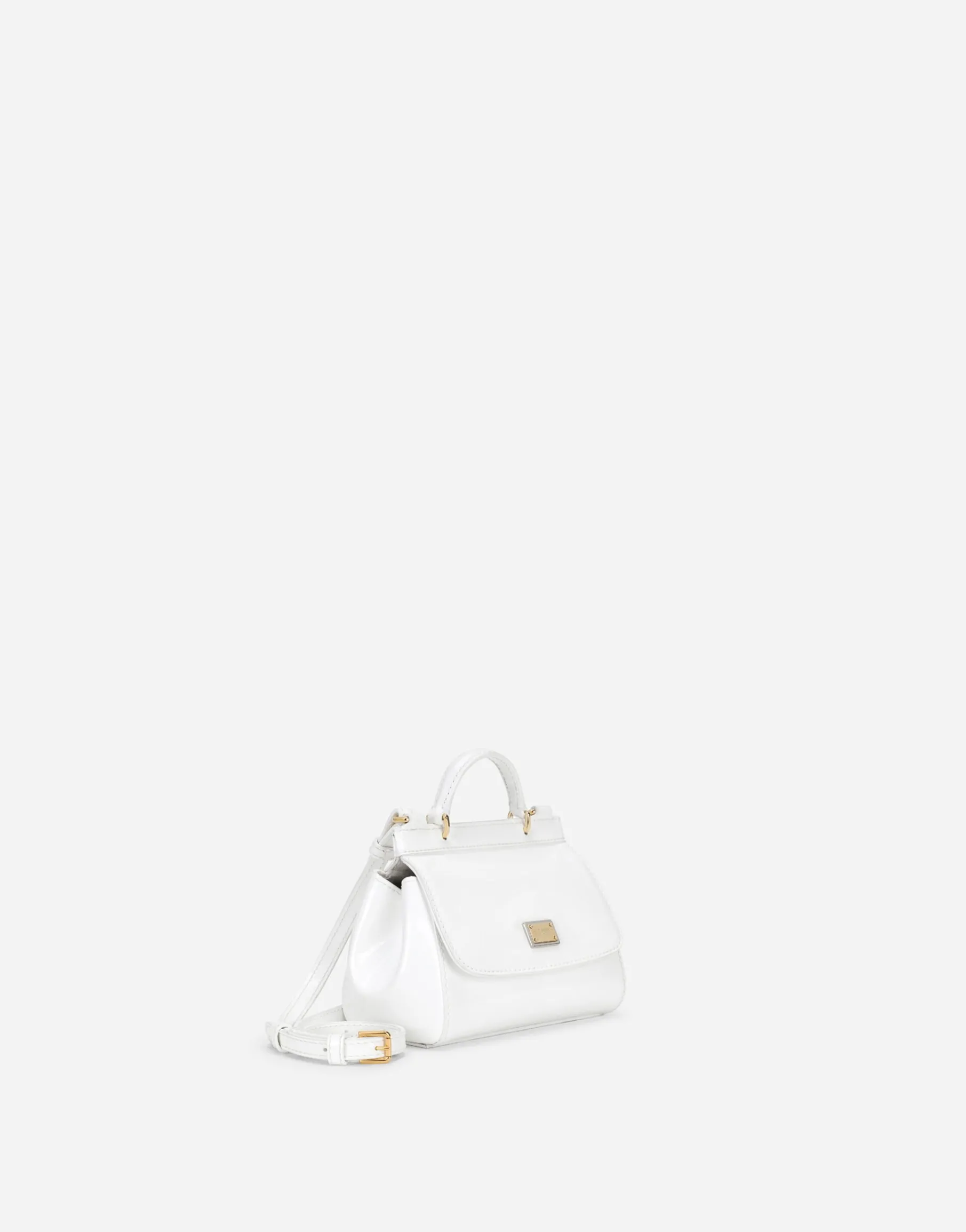 Patent leather mini Sicily bag