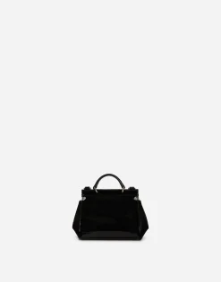 Patent leather mini Sicily bag