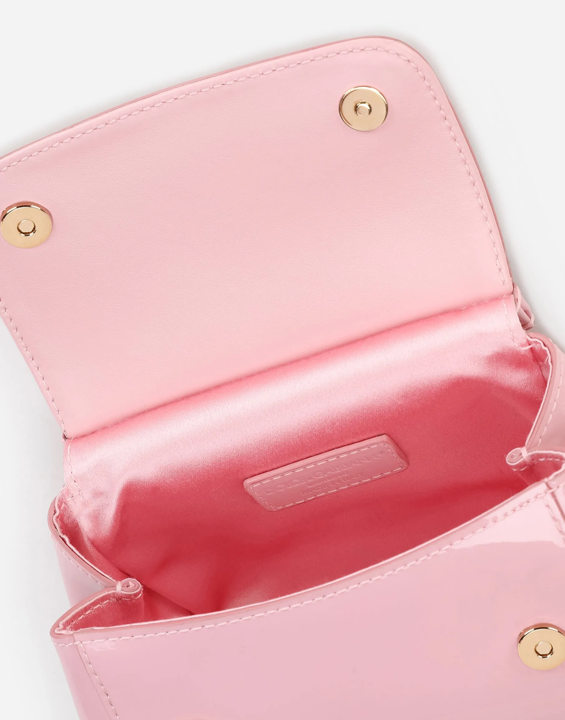 Patent leather mini Sicily bag