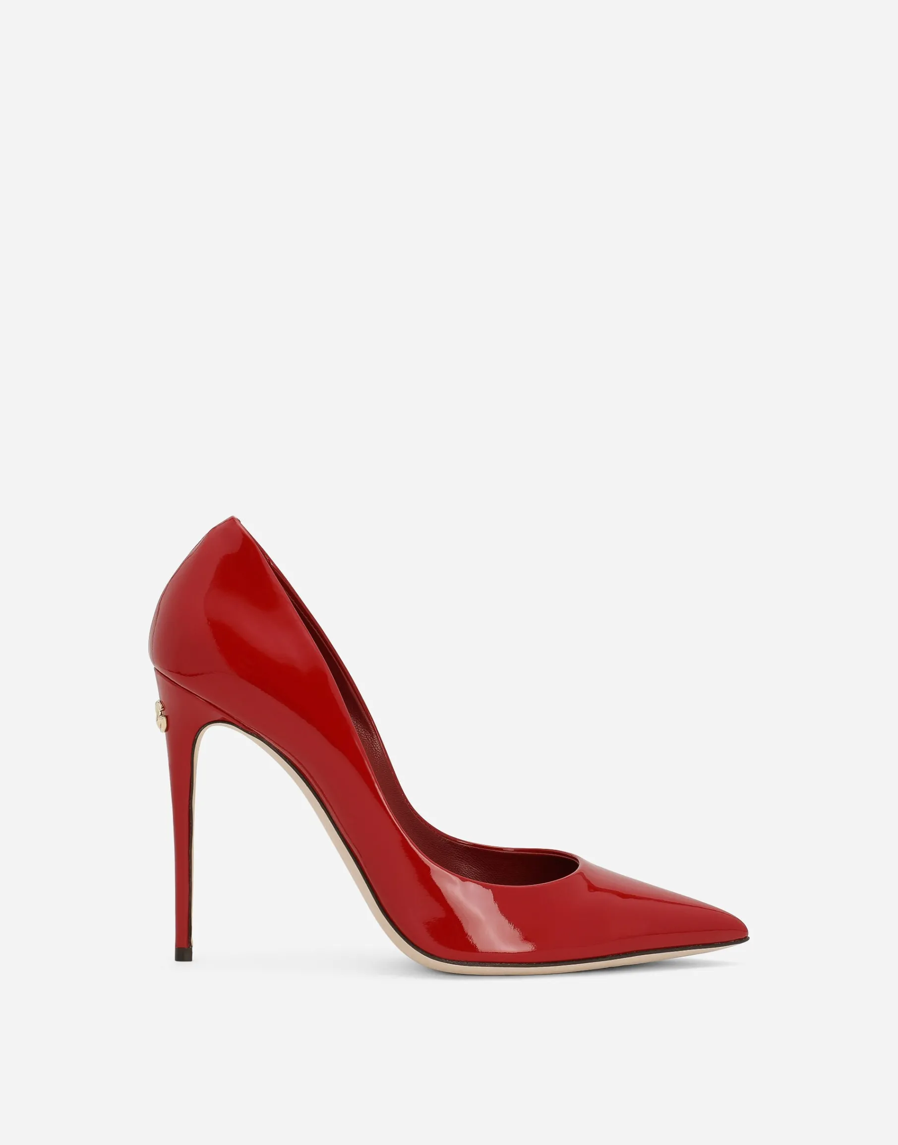 Patent leather pumps